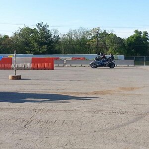 Butch starting the race