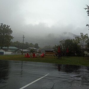 Some bad weather rolled in in Maggie Valley.