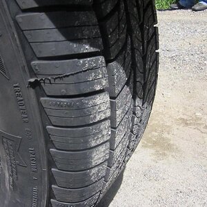 New Rear Tire General Altimax RT 43 Tire  installed on 6/20/15.