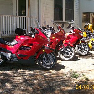 Some of the bikes out for a picture
