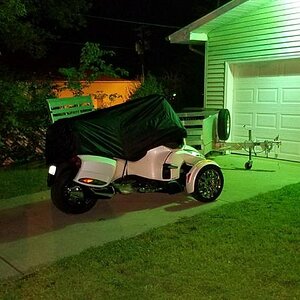 Spyder at night in Springfield