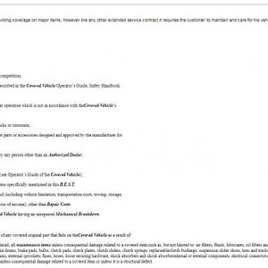 B.E.S.T. Contract Exclusions