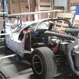 #4. The 917 with the rear body section removed.