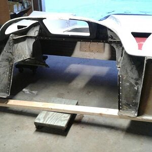 #6 Temporary way of moving it around ..... I now have four steel castors under a better wood frame