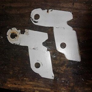 These are front shock re-locators ( for one side ) that I designed for the 1330 frame, it dramatically changed the handling for the better ...