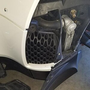 Part #705004803 Right Side vent installed with outer cover off