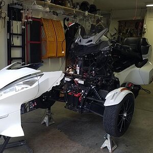 Spyder lifted and frunk removed