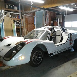 The space in the middle of the car is almost what will need to be added ( fiberglass ) ...most of this space was caused from lowering the rear 14 inhe