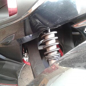 This is what the upper panel will look like if it needs to be trimmed .. viewed from above you can't even see it