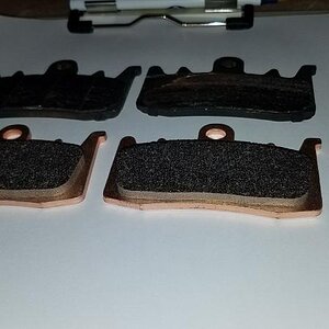 Front Pad angled comparison