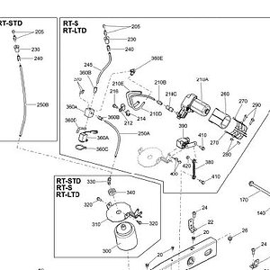RT Rear suspension parts