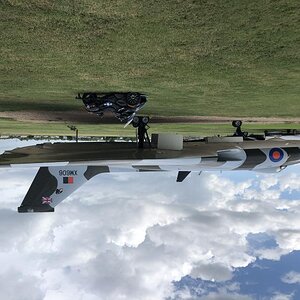 special permission with retired veteran escort at local AFB museum  & Vulcan bomber