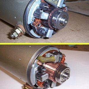 Starter Cleaning   before and after