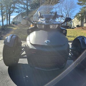 first can am spyder loving it...