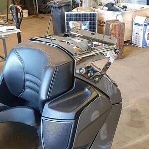 Luggage rack in place.