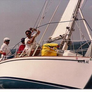 racing action aboard Sandpebble circa 1991 001