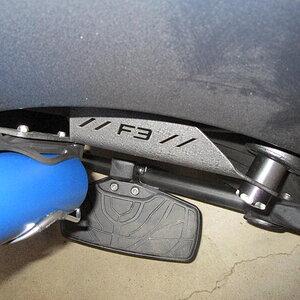 F3 Cup Hodler near floor board