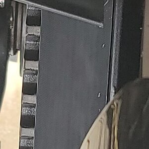 20240920 133028 Belt Alignment (Gap/ Spec) after dealer work on 9/20/24