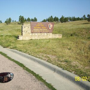 Wind Cave as the sign says. No we didn't GO to it.