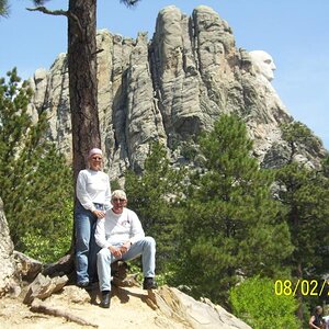 Us and George's profile.