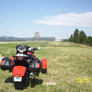 View of Devil's Tower, WY