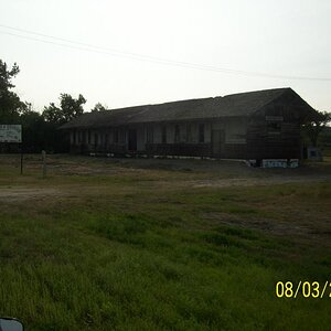 Old train station in Marmath, ND.