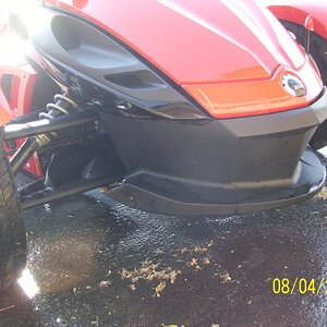 Nasty grasshoppers were all over the intake areas.