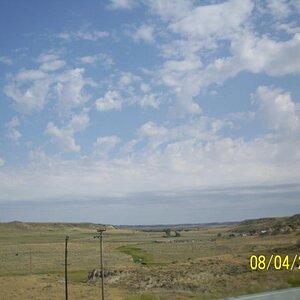 Varying countryside.