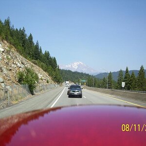 One more Shasta shot with the camera on my helmet facing the rear.