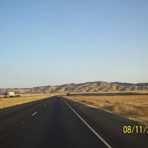 Area around Westley, CA where we slept our final night of our journey.