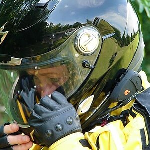 Really enjoy talking on the Scala Rider Q2