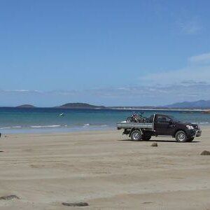 Waterhouse Point camping site, Northern Tasmania.