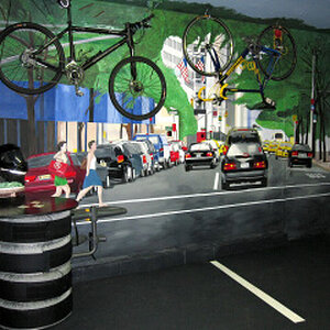 front wall w bikes