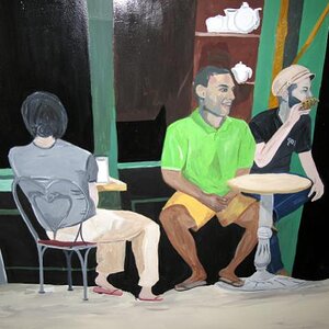 my son in law and my son on harp