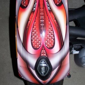 Fender with wrap I filled the grooves in the fenders first.