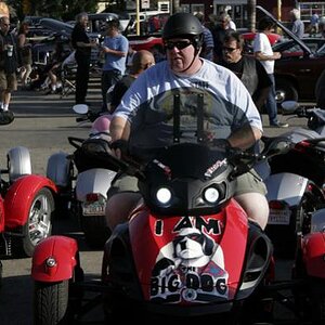 Me riding into Bobs Big Boy