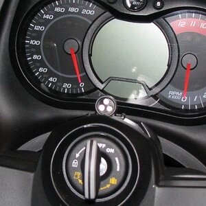 flashing LED for warning, plus wireless speaker in helmet