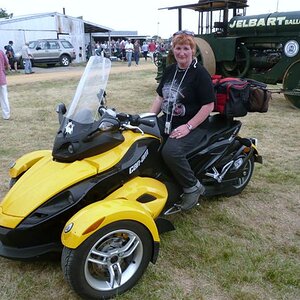 SpyderLady at Lake Goldsmith Steam Rally