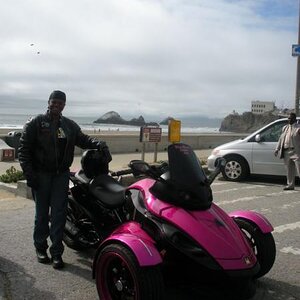 At a Beach in San Francisco.