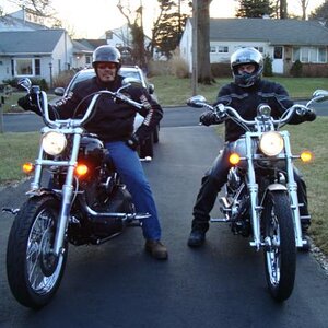 Cold ride in Pa with my cousin from Az