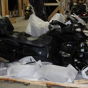 Most of the wrapping now off.