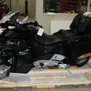 Left side after all wrapping was removed.