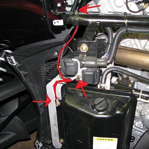 red is kabel to groundwire