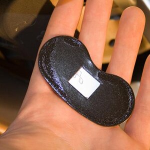 2010RSspyder CaliperTrimKit 7 - Note the hallowed out section on the back to fit the "HB" on the Calipers (both sides)