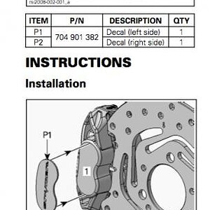 2010RSspyder CaliperTrimKit  -  Brake Caliper Trim Kit Installation Instructions.