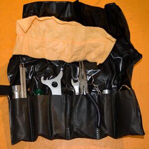 2010RSspyder toolkit 2 - Stock Tool kit, kept in the front storage compartment.