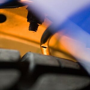 2010RSspyder TailLightWireChafe 6 - The chafe in the taillight from the rear tire