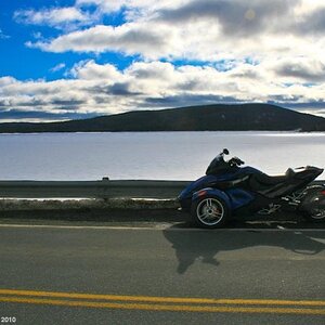 FirstRealSpyderRide Feb 2010 1 - Beautiful Winter day, riding! :)