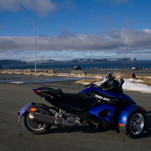 FirstRealSpyderRide Feb 2010 11 - Cape Spear, Newfoundland.
