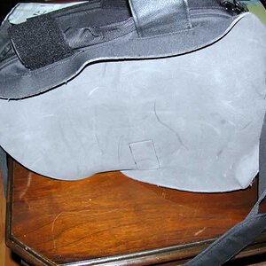 10: Neoprene pad to protect bike finish